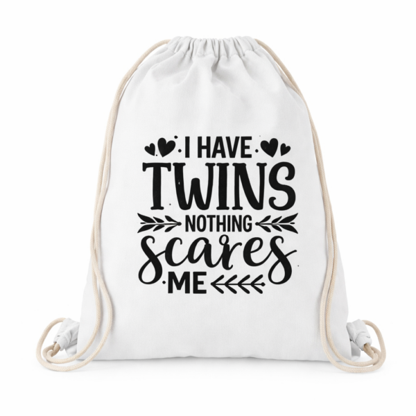 Zwillings-Turnbeutel "I have twins"