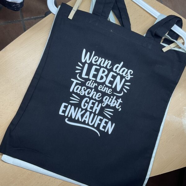 Stoffbeutel 'Geh einkaufen'