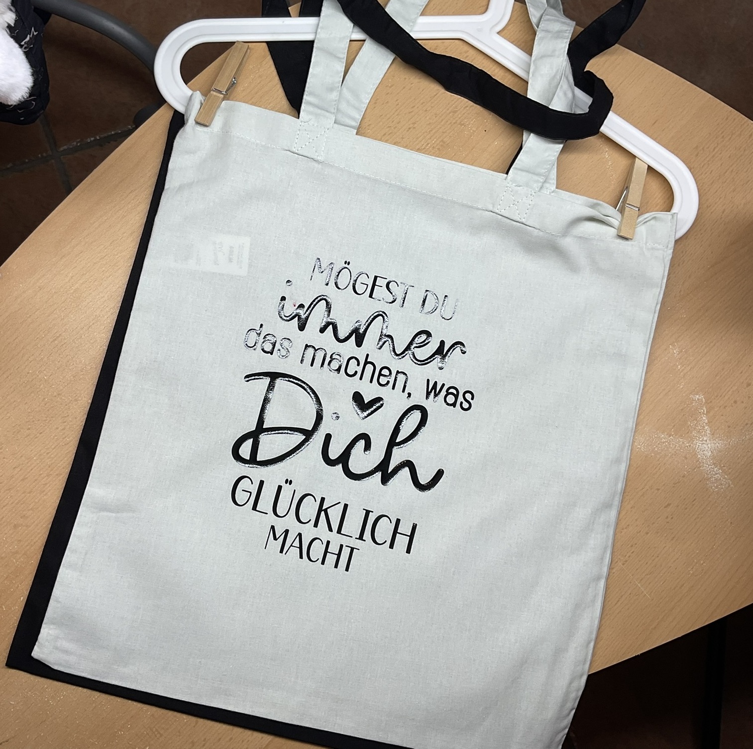 Stoffbeutel 'Glücklich'