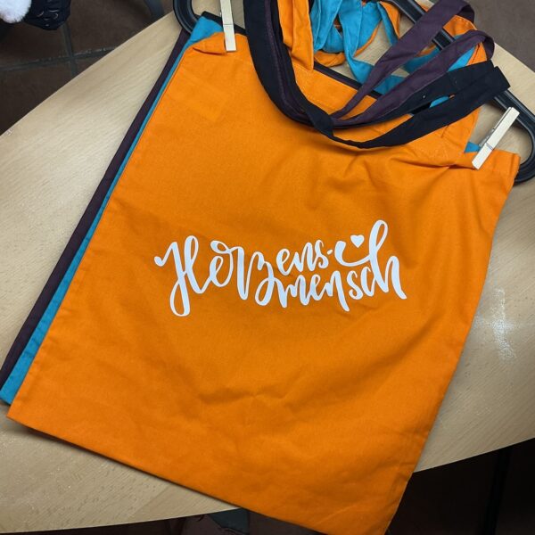 Stoffbeutel 'Herzensmensch'