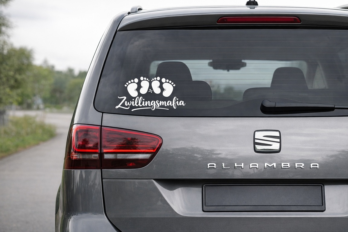 Auto Aufkleber - Zwillingsmafia – Bild 2