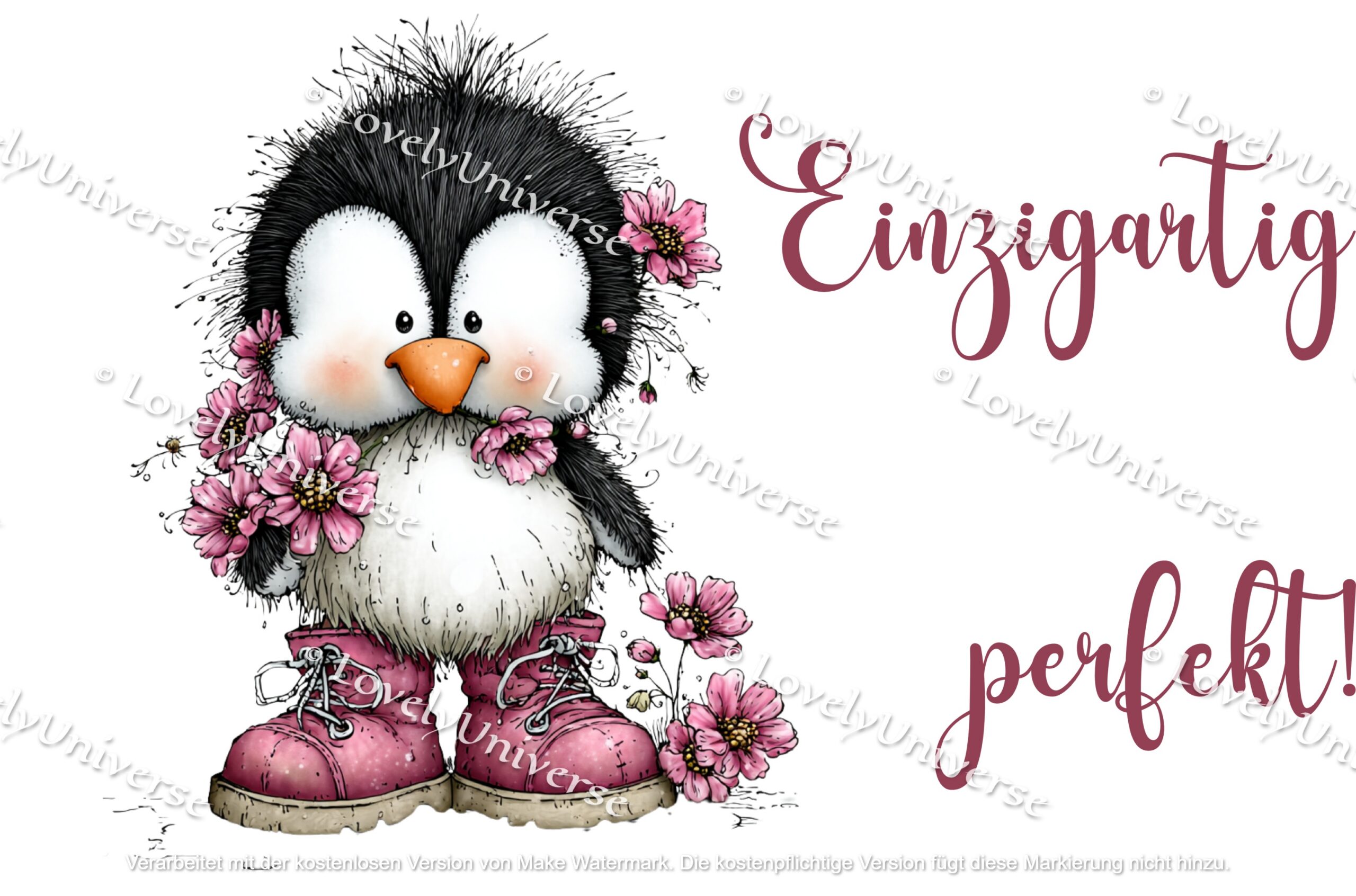 Bunt - Einzigartig - Pinguin – Bild 2